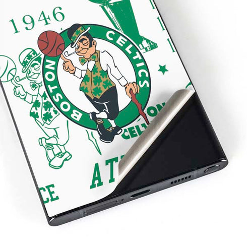 NBA Boston Celtics Historic Blast Galaxy S25 Ultra Skin